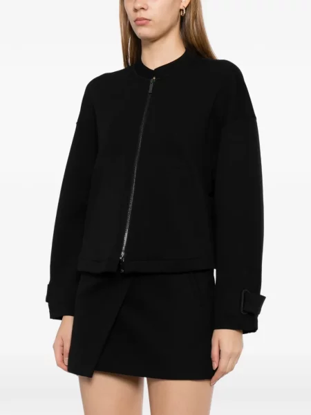 Geacă Emporio Armani din jerseu negru