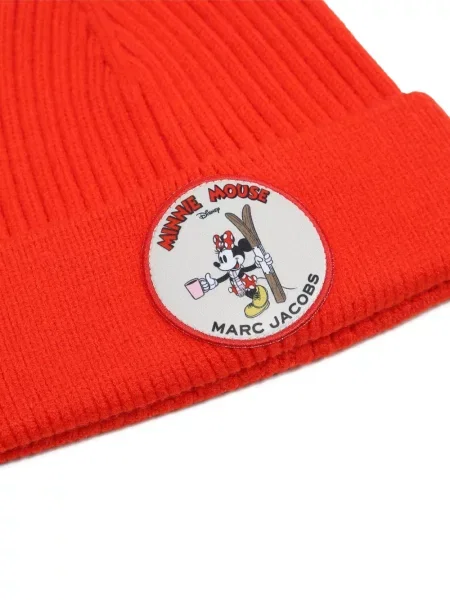 Dětské čepice Marc Jacobs červený