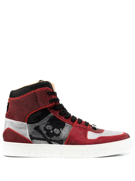 Sneakerși Philipp Plein de cristal negru