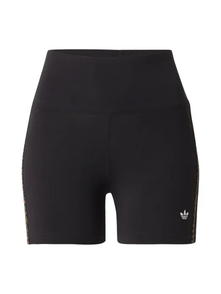 Pajkice Adidas Originals z leopardjim vzorcem črna