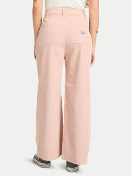 Billabong Szövet nadrág Sea Tone Wide Leg rózsaszín