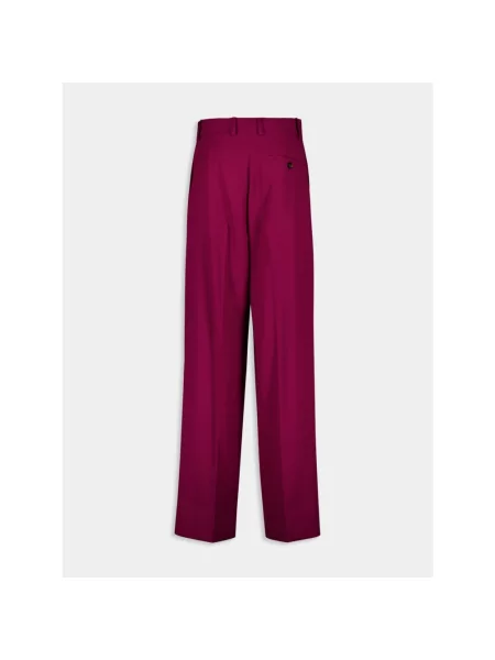 Spodnie Stella Mccartney wełniane czerwone