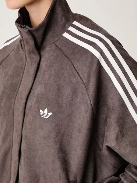 Замшевая демисезонная куртка Adidas Originals
