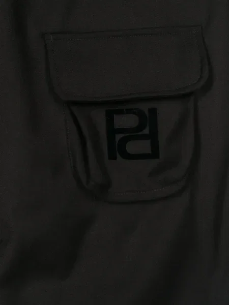 Spodnie cargo dziecięce Pinko czarne