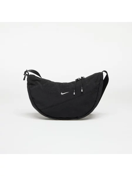 Чанта Nike Aura Crescent Crossbody Bag 4L Black/ Black/ Matte Silver 4 l черно