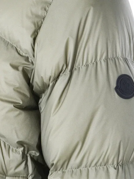 Geacă Moncler cu glugă verde