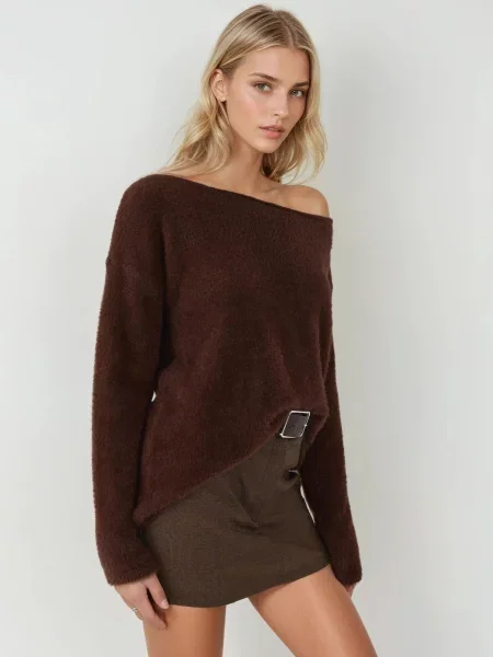 Hiccup Pulover Pullover kestenjasto smeđa