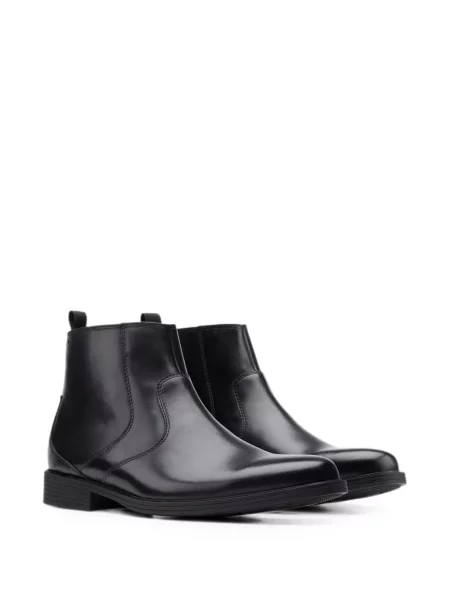 Δερμάτινα μποτάκια αστραγάλου Clarks Originals μαύρο