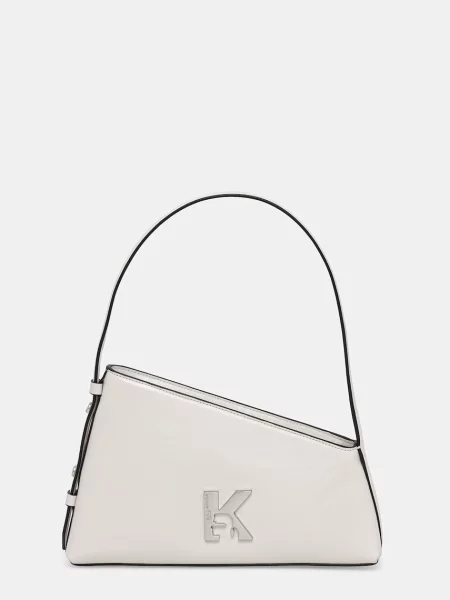 Karl Lagerfeld Jeans torebka skórzana biała