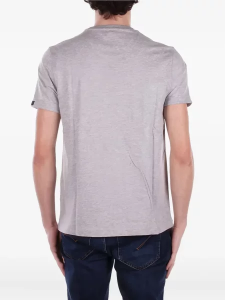 Tricou Fay scurt gri