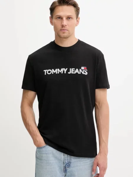 Kratka majica Tommy Jeans črna