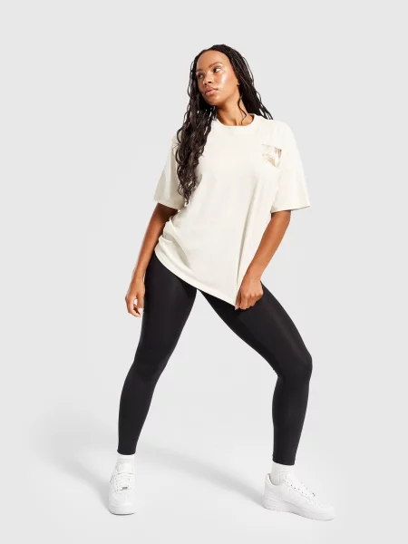 The North Face T-Shirt W Fragmented Mountainscape beżowa
