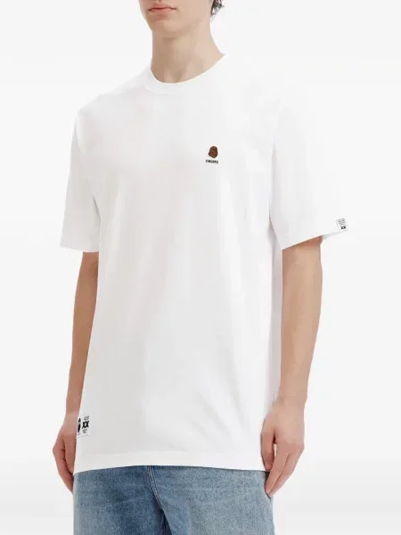 Tricou Fingercroxx cu broderie alb