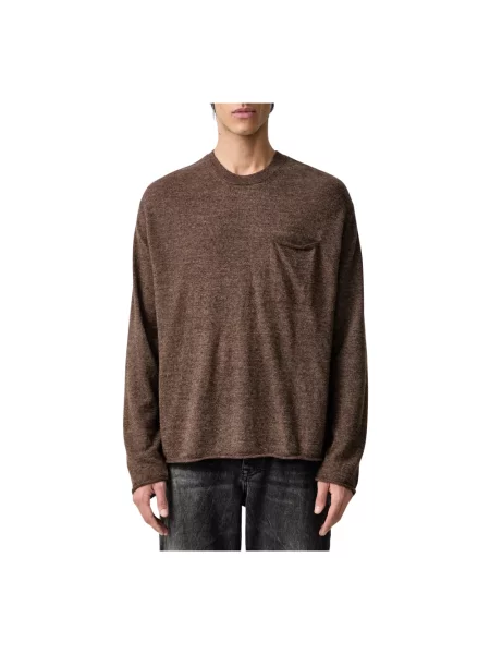 Sweter Represent wełniany brązowy