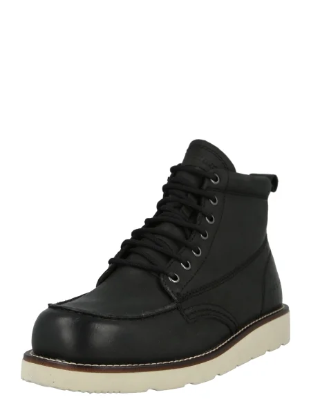 JACK & JONES Bocanci cu Č™ireturi JFWTORONTO' negru