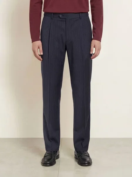 Digel Move Spodnie Garniturowe Alvaro Slim Fit blau