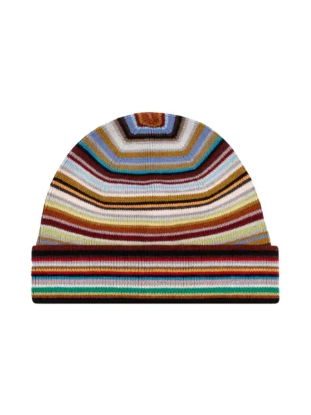 Czapka Paul Smith wełniana w paski