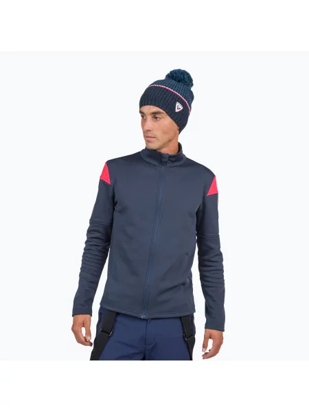 Lyžařská mikina Rossignol Aerial dark navy tmavě modrá