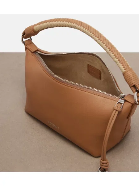 Top Loewe din piele maro