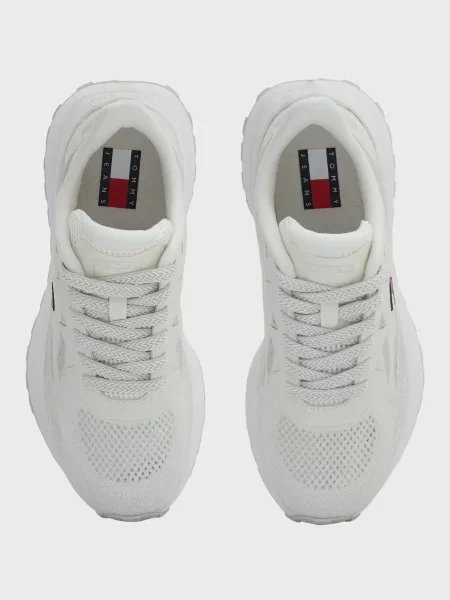 Трикотажные кроссовки Tommy Jeans белые