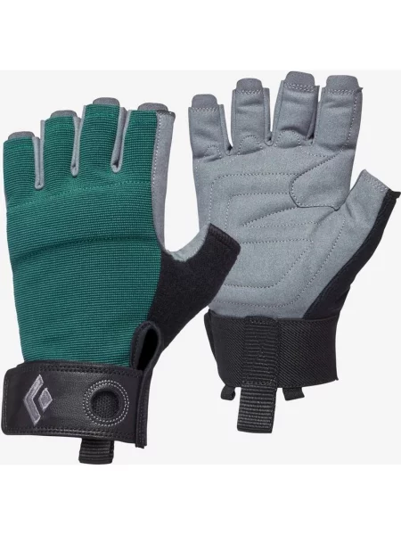 Rękawice Black Diamond Crag Half-Finger zielone XS czarne
