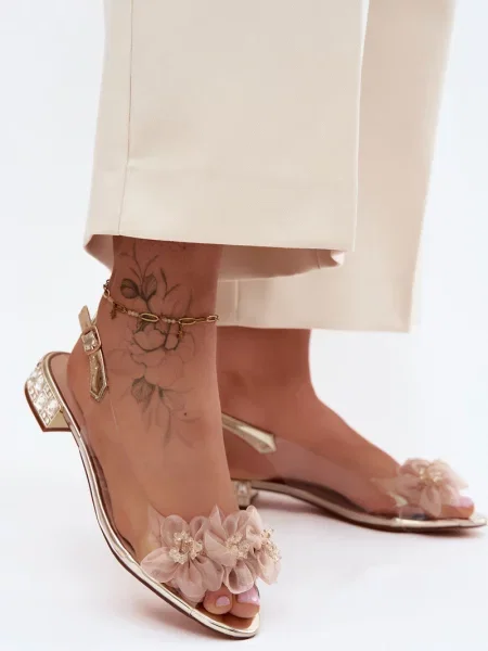 Sandale D&a cu model floral