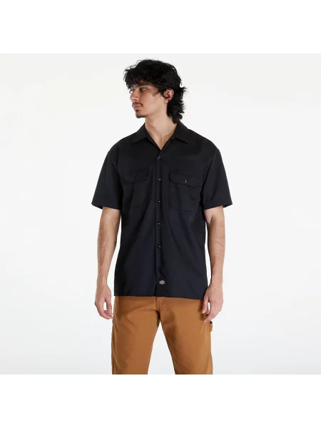 Košile Dickies Short Sleeve Work Shirt Black S černá