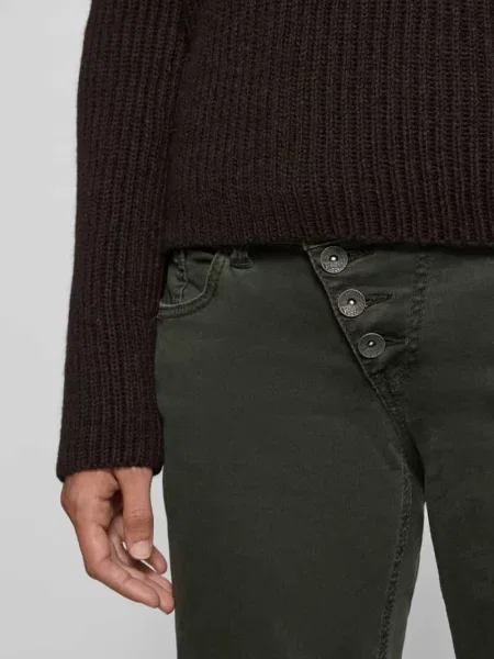 Jeansy o kroju slim fit z listwą guzikową model ‘MALIBU’ Buena Vista
