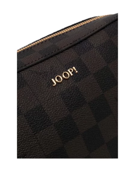 Kostkovaná crossbody kabelka Joop! hnědá
