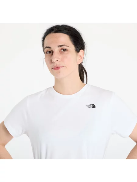 Tricou The North Face W S/S Simple Dome Tee Tnf White L alb