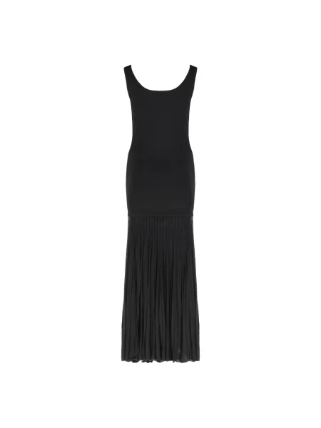 Dzianinowa sukienka maxi Michael Kors czarna