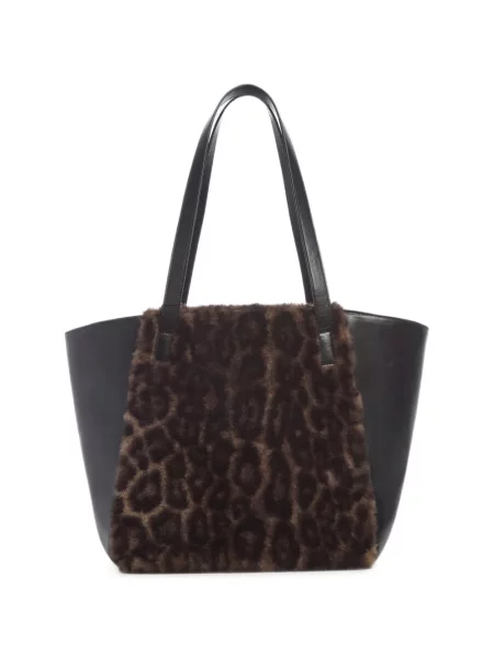 Geantă Apparis cu imagine cu model leopard negru