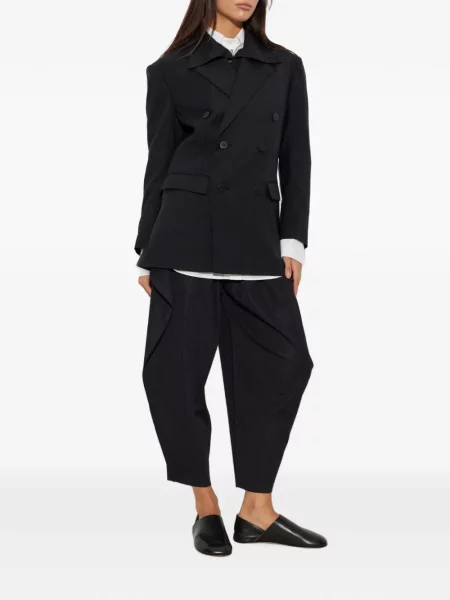 Pantaloni Pleats Please Issey Miyake negru
