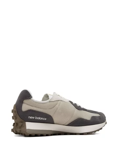 Sneakerși New Balance 327 din piele de căprioară gri