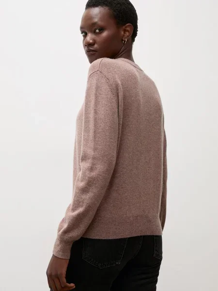 Answear.LAB sweter wełniany brązowy