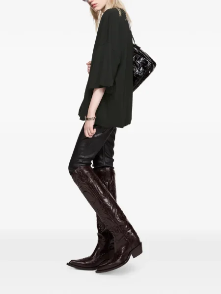 Tricou Acne Studios cu imagine negru