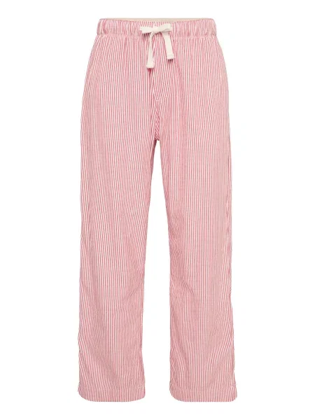 Abercrombie & Fitch Pantaloni de pijama pepene / alb roșu