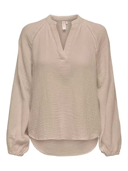 ONLY Bluză THYRA închis bej