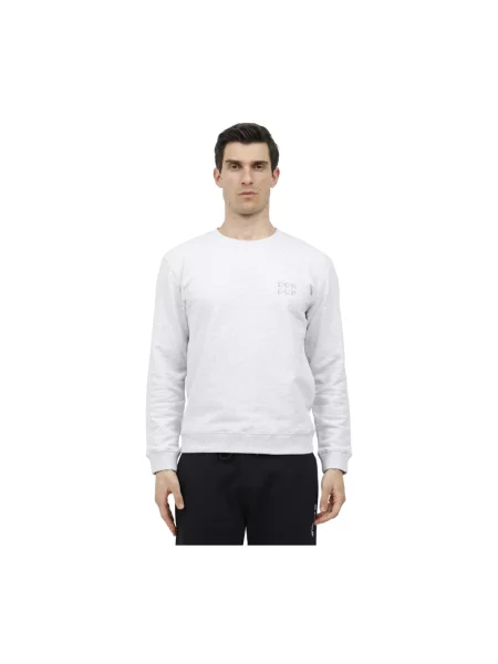Bluza nierozpinana Dondup z nadrukiem szara