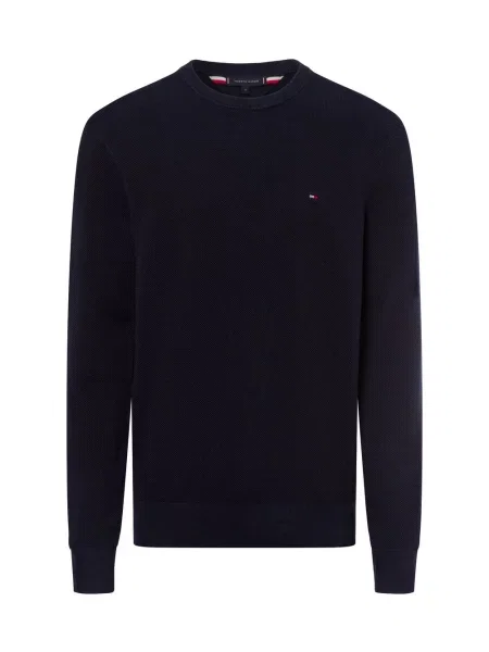 Tommy Hilfiger sweter Mężczyźni jednolity S niebieski