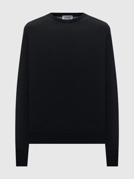 Джемпер DILLIE з вовни мериноса John Smedley чорний