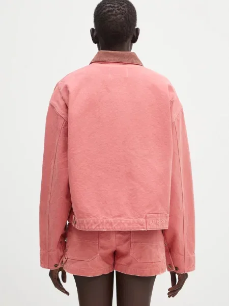 Bunda AMBUSH Cropped Canvas Work Jacket oversize oranžová