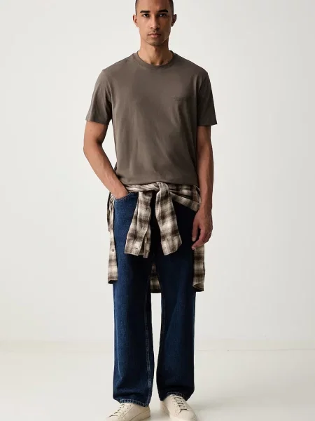 Armani Exchange tricou pentru bărbați din maro