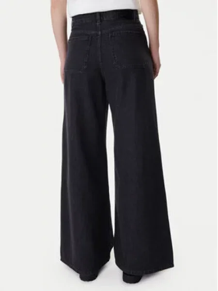 Weekend Max Mara Džinsai Vega Wide Leg juoda