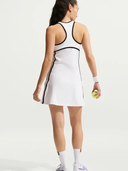 Nike sportovní šaty Court Advantage Dri-FIT bílé