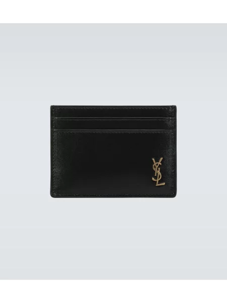 Portfel Saint Laurent skórzany czarny