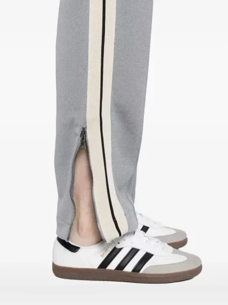 Pantaloni Palm Angels cu broderie gri