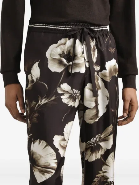Pantaloni Dolce & Gabbana cu imagine maro