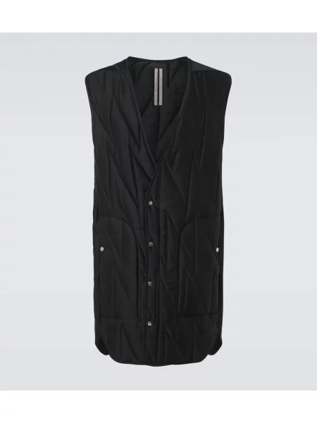 Prošívaná vesta Rick Owens černá