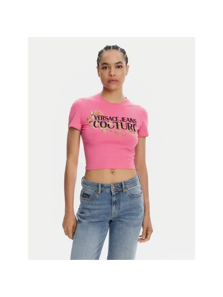 Majica Versace Jeans Couture roza